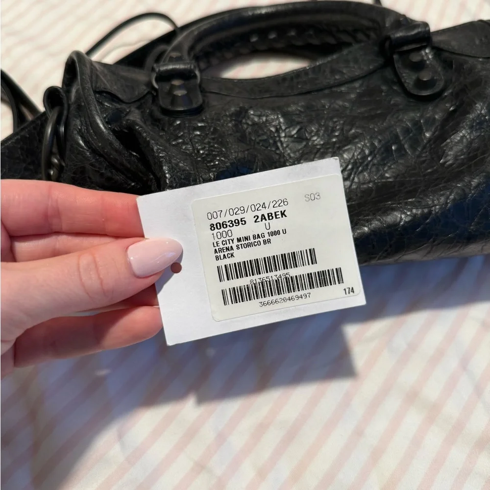 Balenciaga Black Classic City Mini